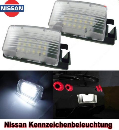 Nissan Kennzeichenbeleuchtung